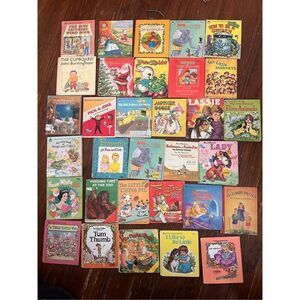 Children’s vintage storybook collection, 32 titles, Golden Tell A Tale